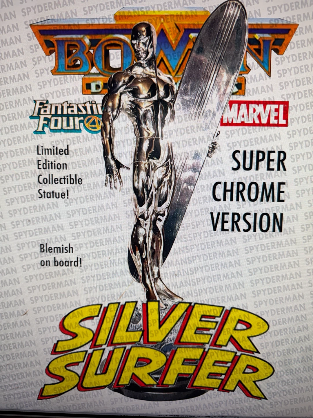 Bowen Designs Silver Surfer Super Chrome Statue