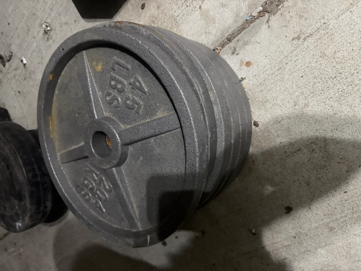45 pound plates