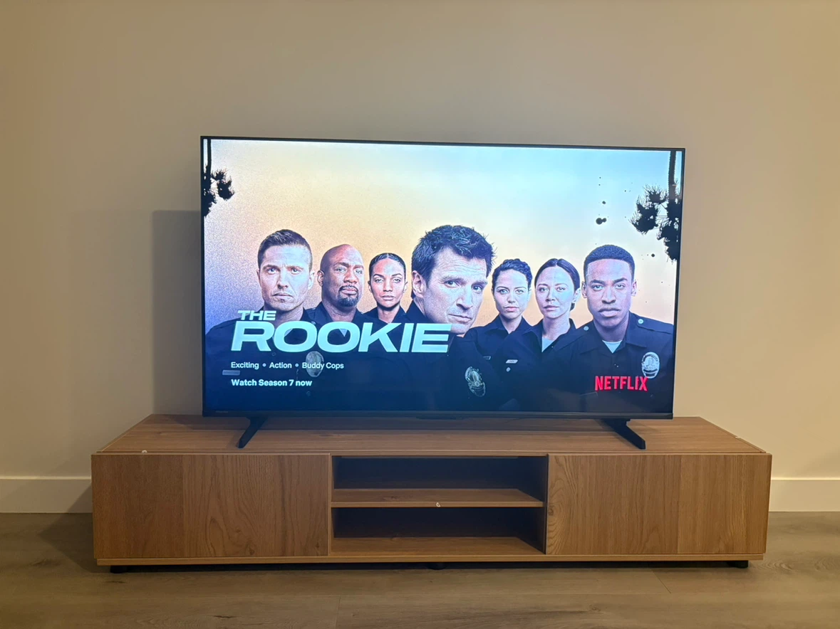 Modern Wood TV Stand - photo 2