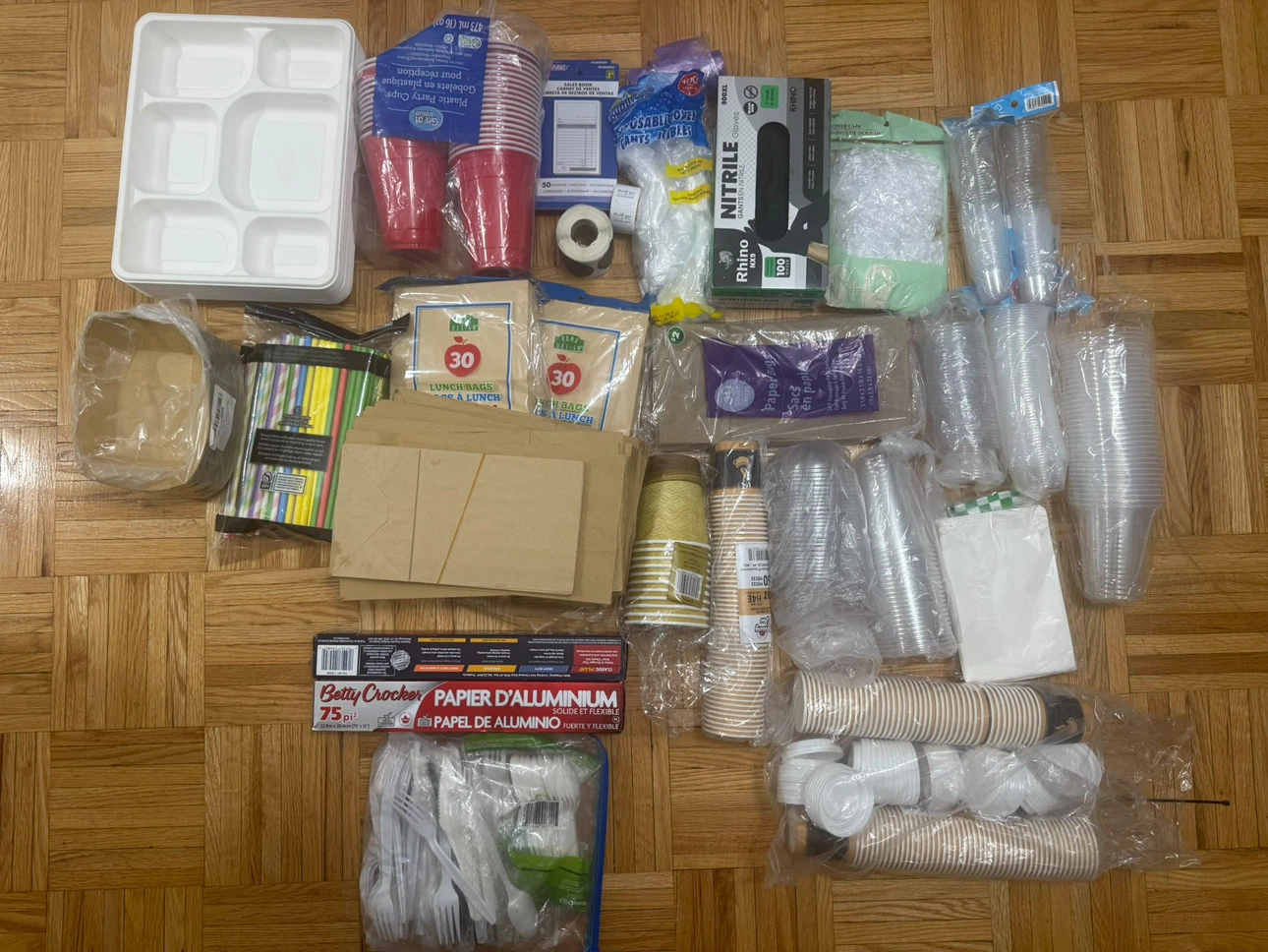Assorted Party and Kitchen Supplies Bundle