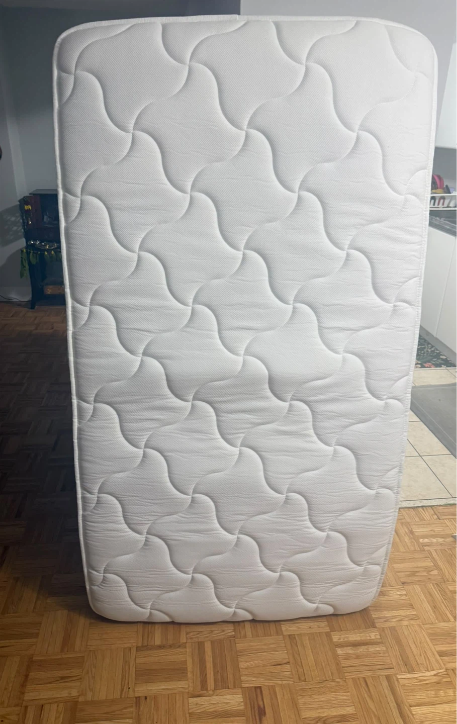 Twin size Dark Grey Single Bed Frame and mattress - photo 3