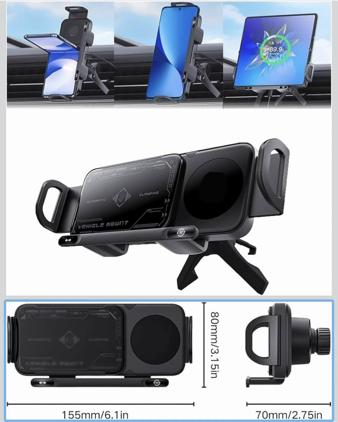 Automatic Magsafe Car Phone Mount - photo 2