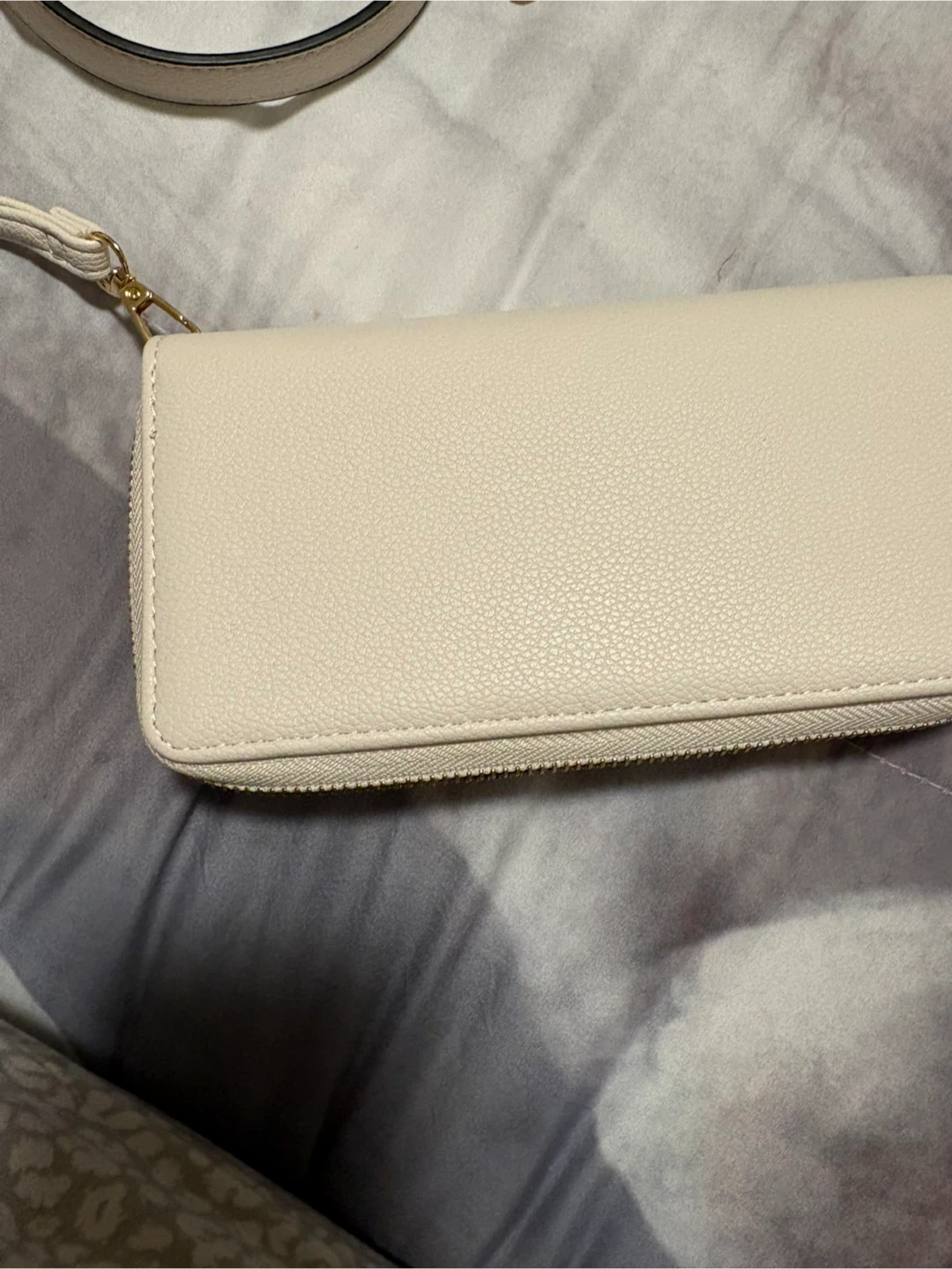 Cream Tote Bag and Matching Wallet Set - photo 3