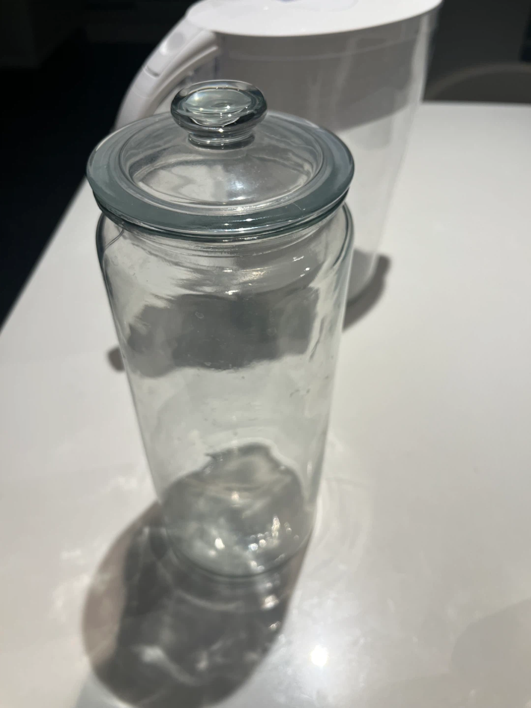 Pasta glass container