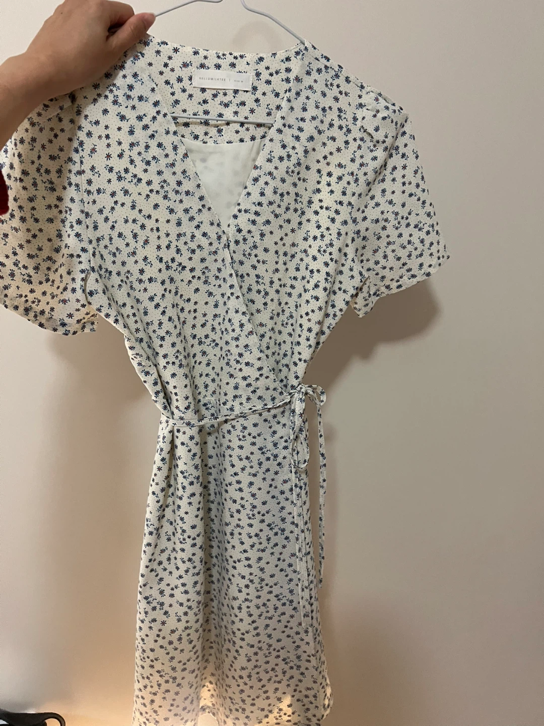 Floral wrap dress