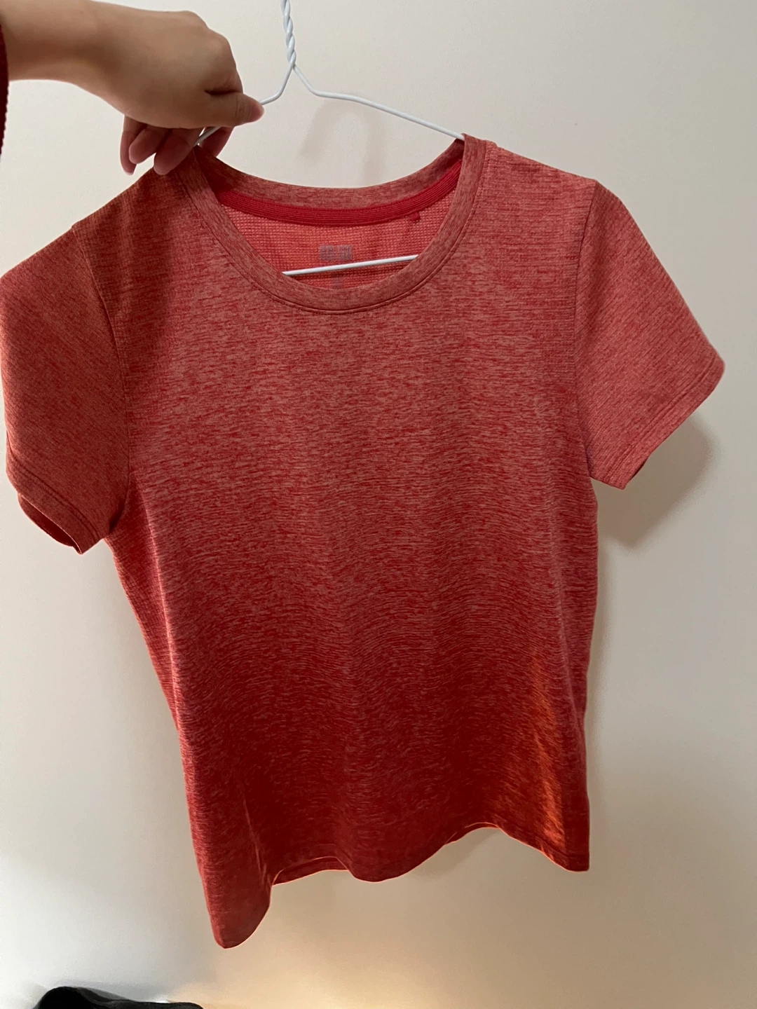 Uniqlo red sports top