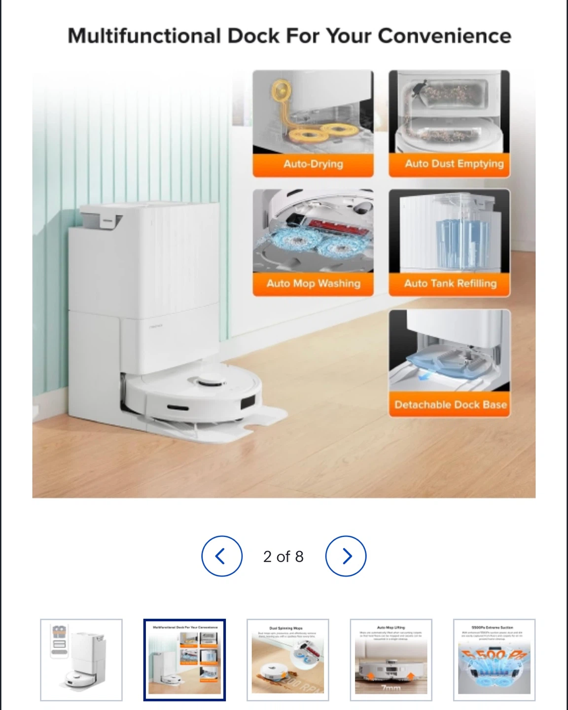 Roborock QX Revo Robot Vacuum and Mop - photo 2