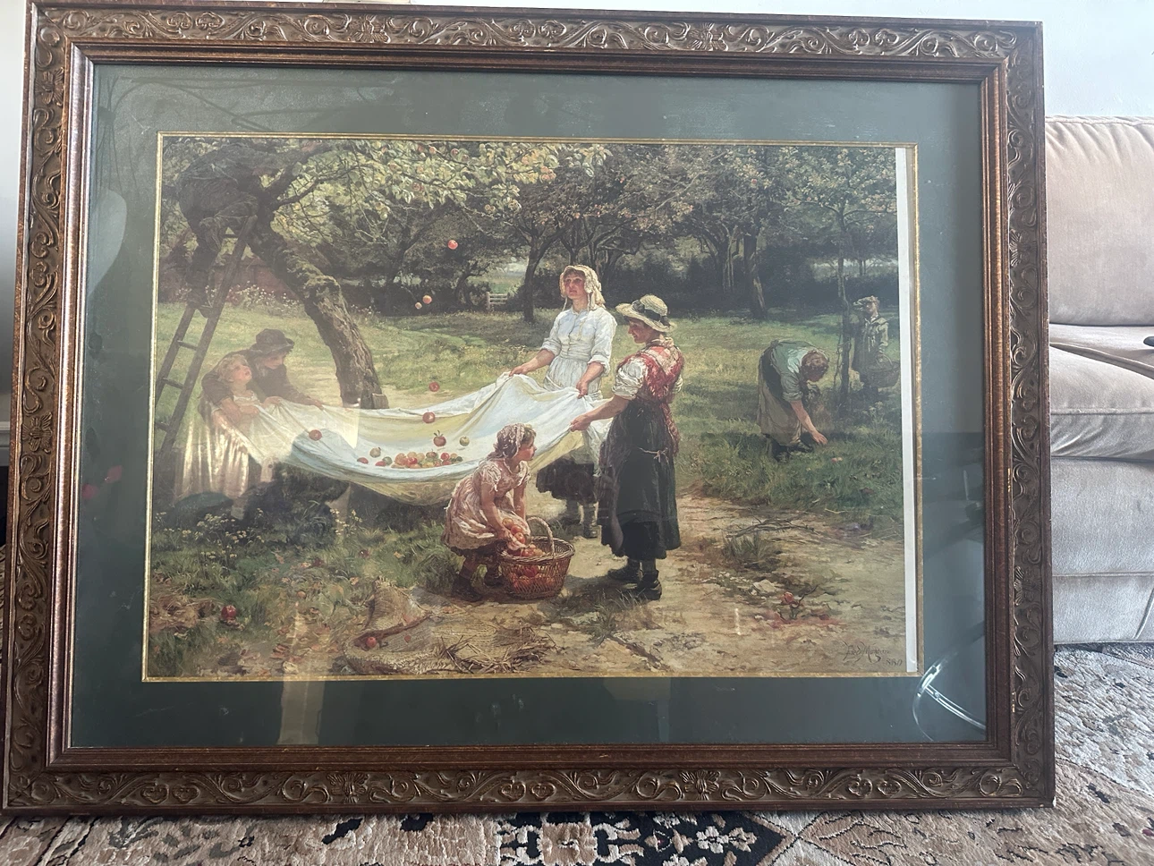 Fred Morgan Apple Harvest Framed Print - photo 3
