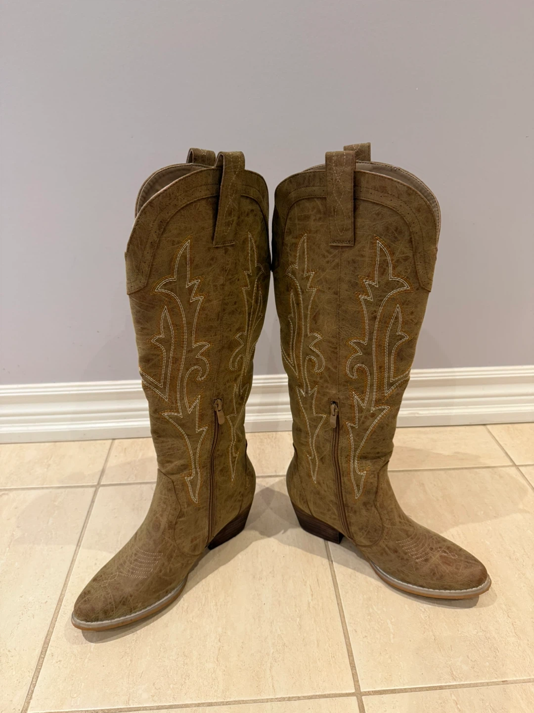 Tan Western Cowgirl Boots - photo 3
