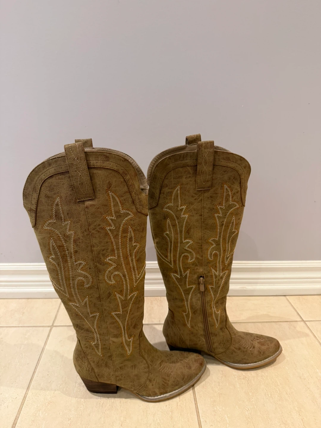 Tan Western Cowgirl Boots - photo 4