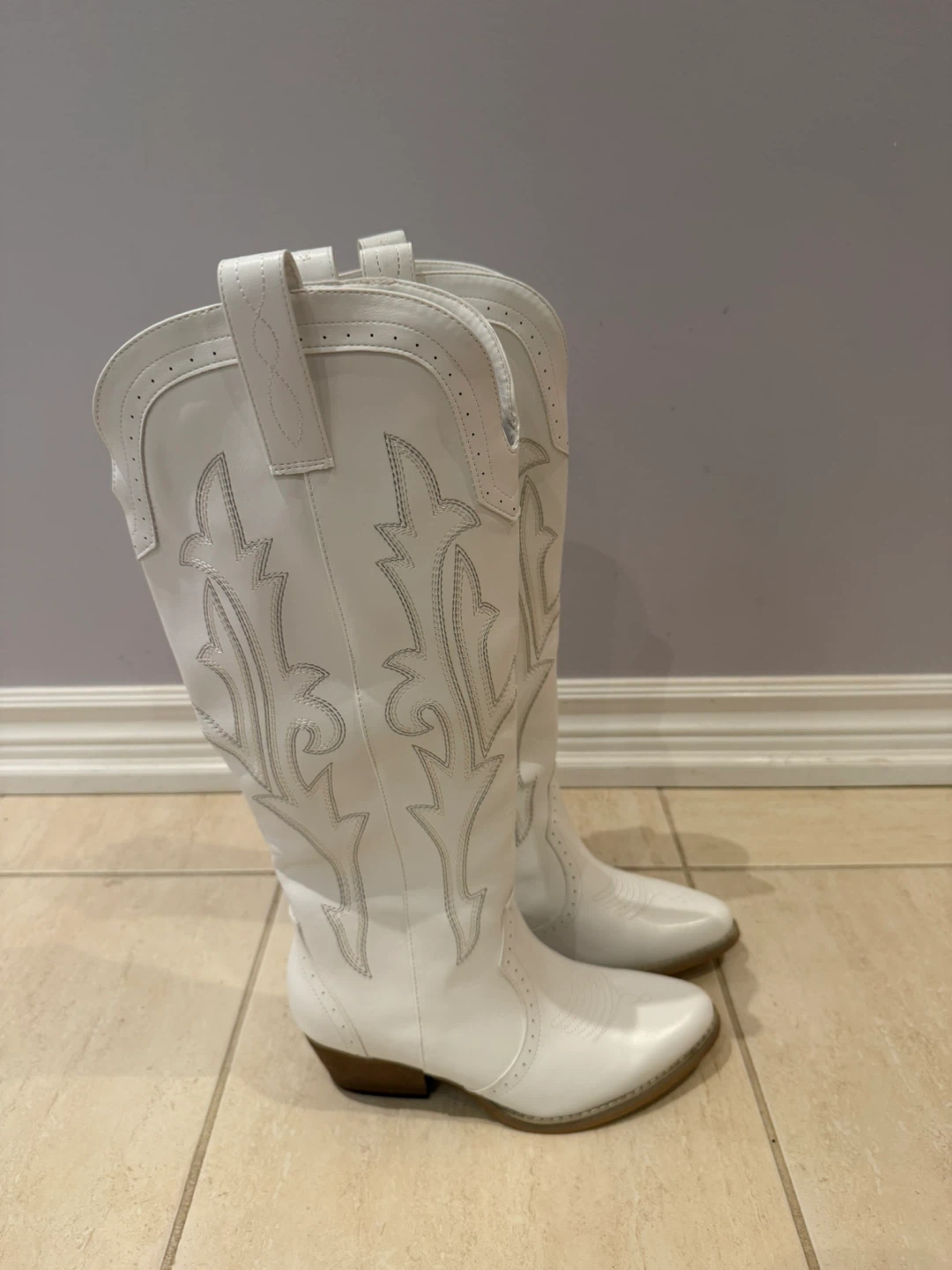 White Cowboy Boots