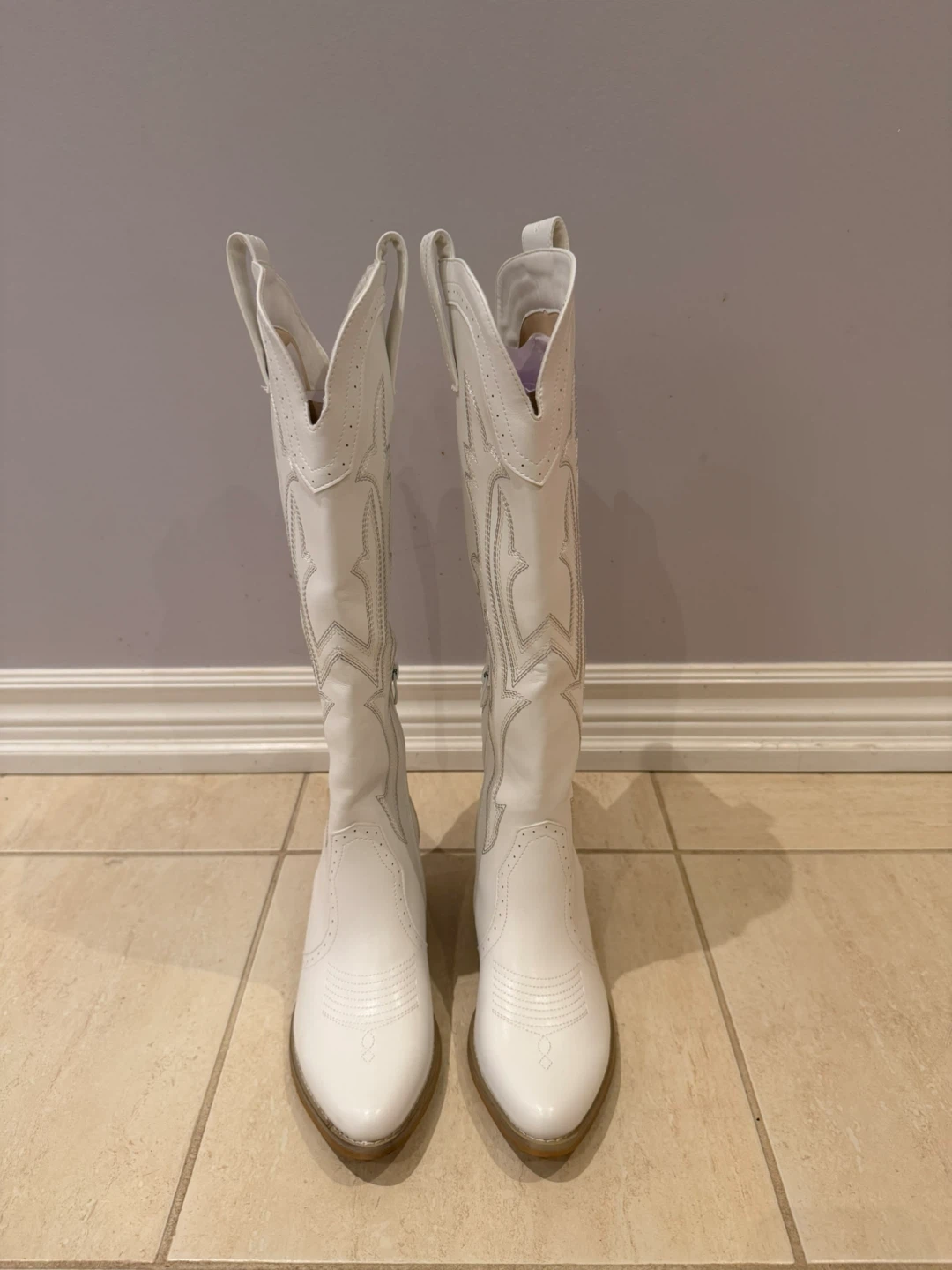 White Cowboy Boots - photo 2