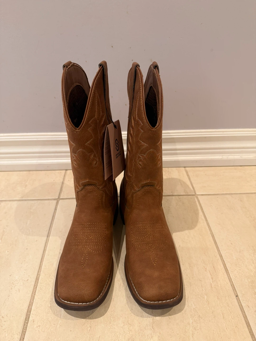 New SheSole Brown Cowboy Boots - photo 3