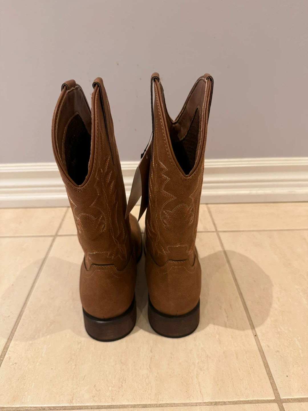 New SheSole Brown Cowboy Boots - photo 4