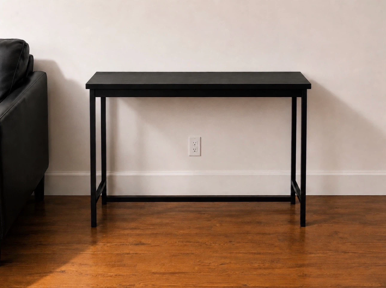 Black Console Table and 2 Stools - photo 3