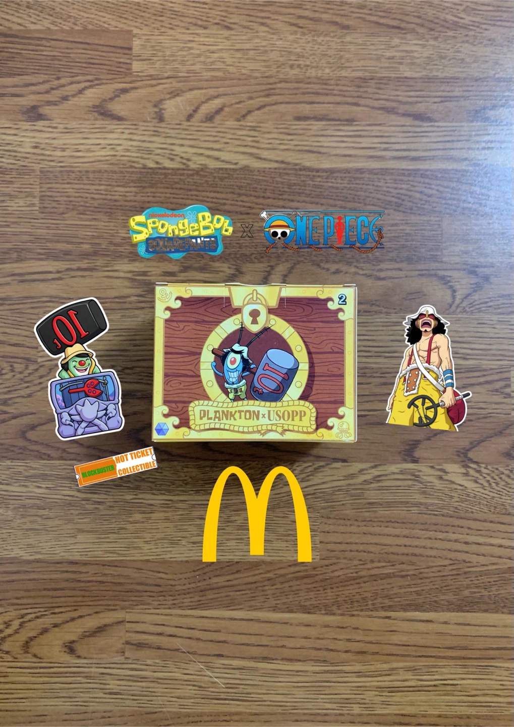 McDonald’s | SpongeBob… Happy Meal Toy (Plankton x Usopp)