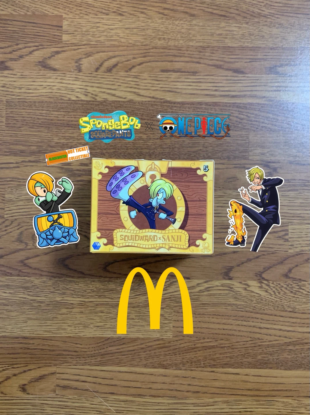McDonald’s | SpongeBob… Happy Meal Toy (Squidward x Sanji)
