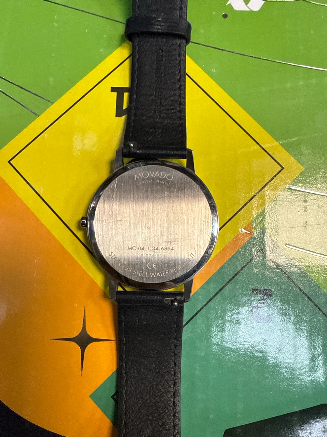 Movado Museum Watch Black Leather Strap - photo 4