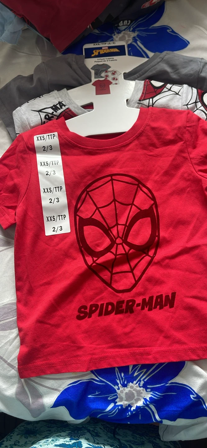 Marvel and Disney T-Shirts Size 2/3