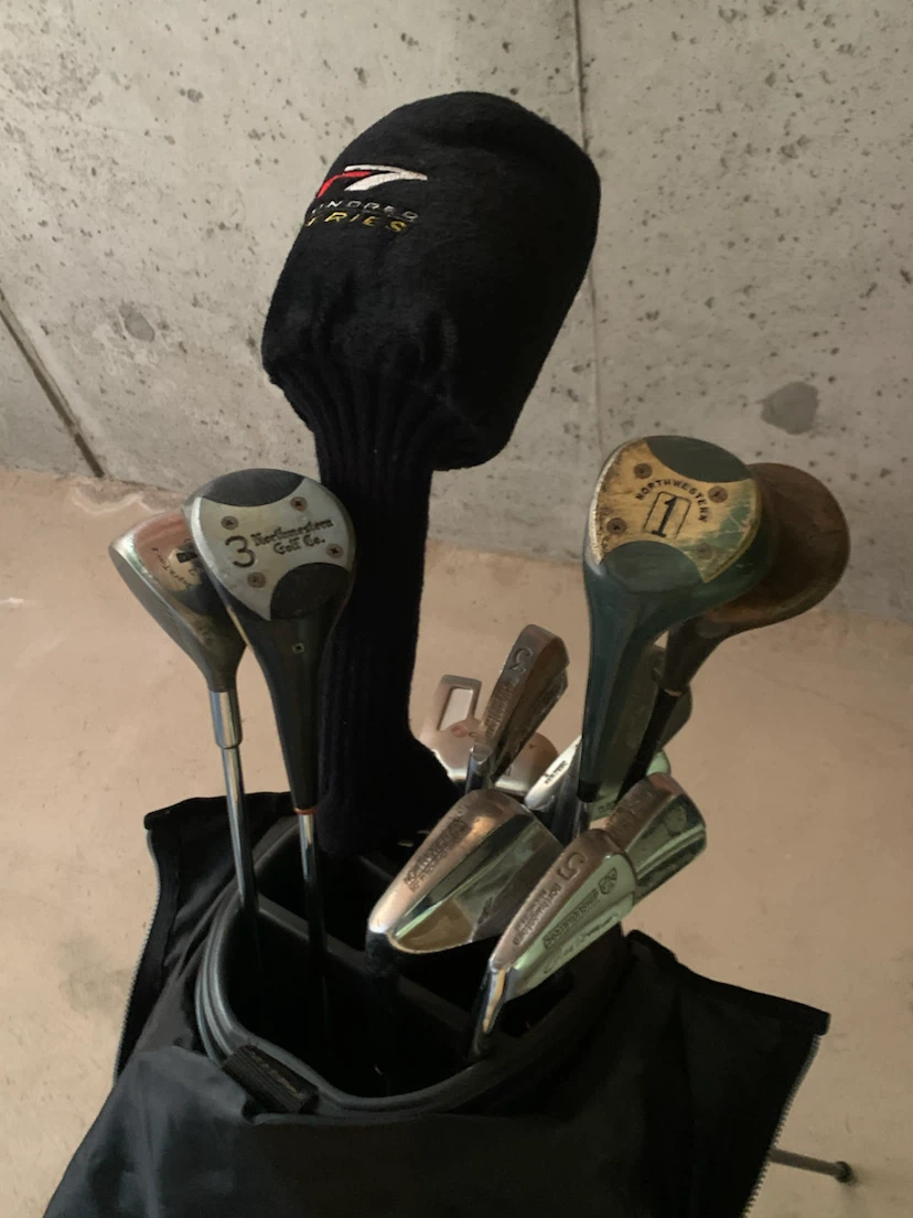 Spalding Golf Bag with Mixed Clubs - photo 4