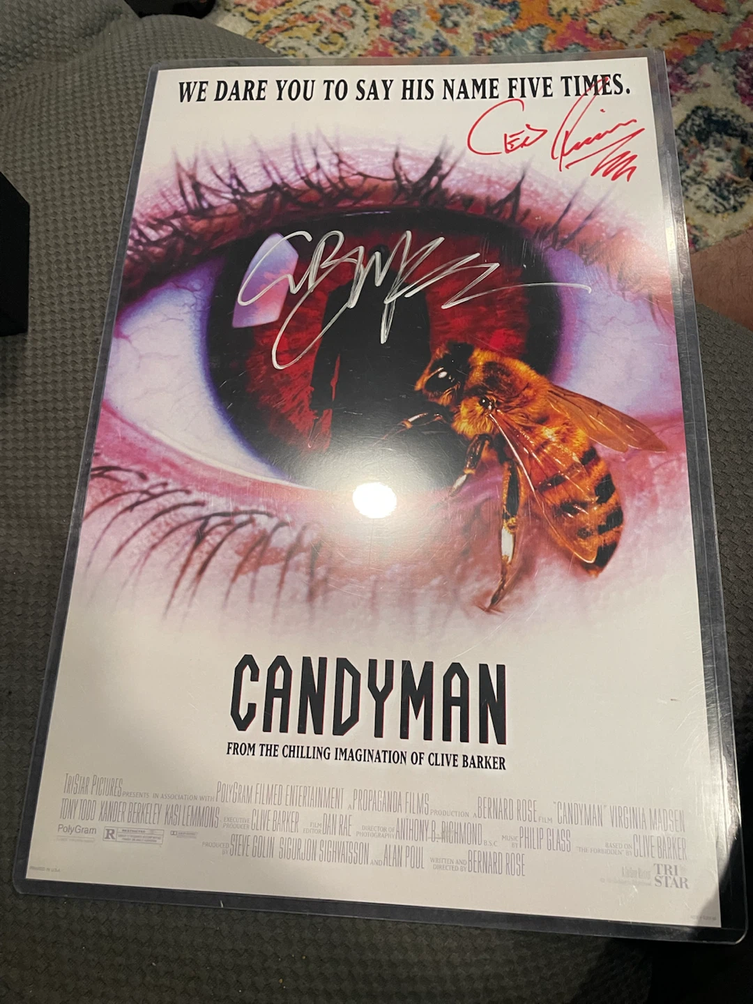 Signed Candyman Movie Poster