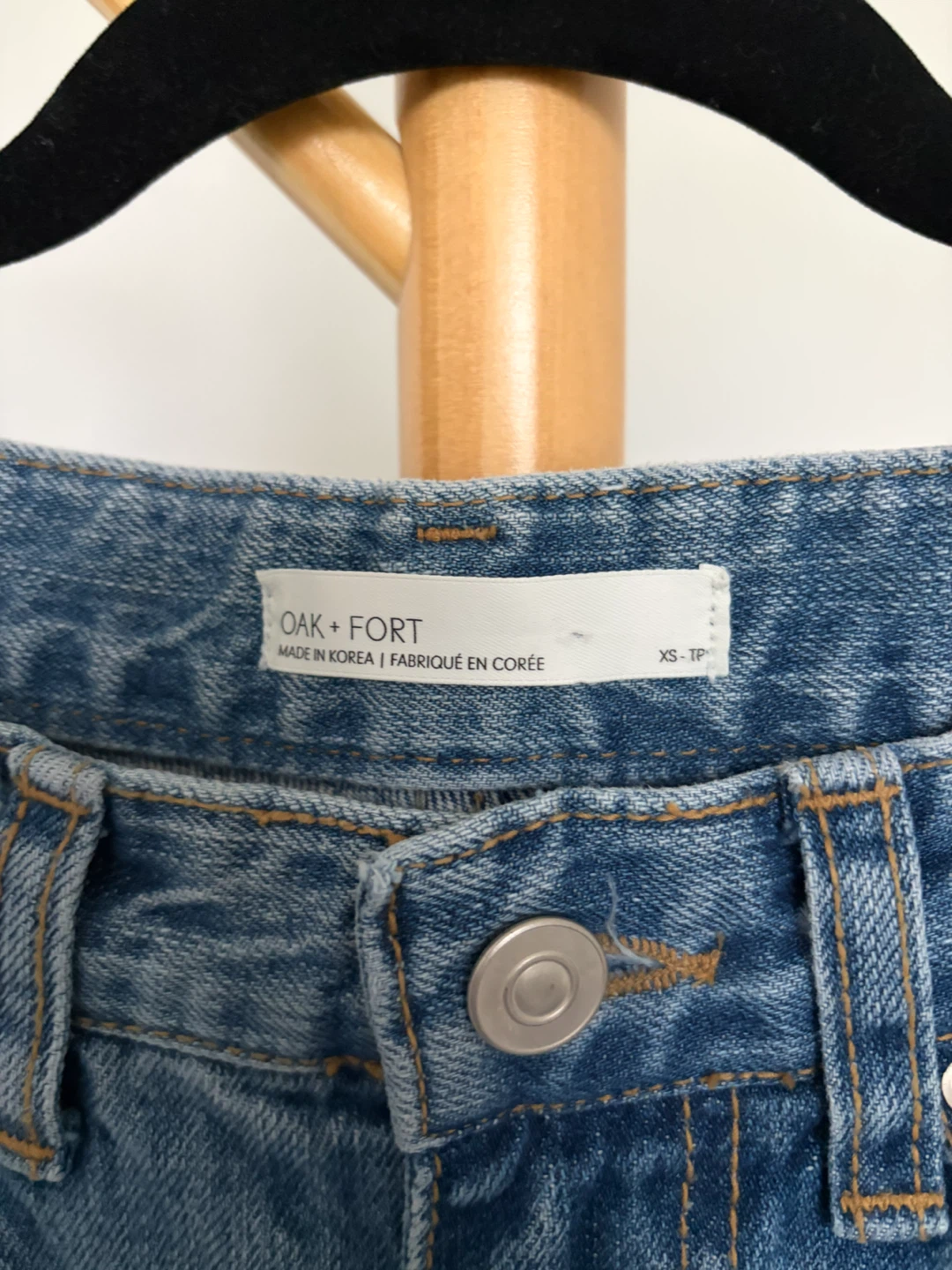 Oak+Fort FADED BARREL JEAN - photo 4