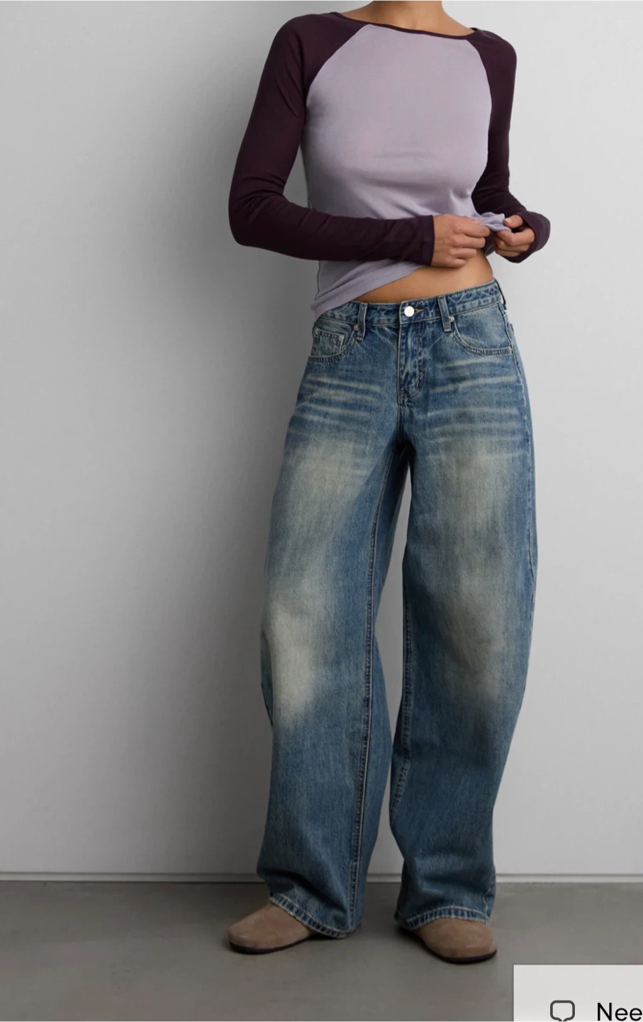 Oak+Fort FADED BARREL JEAN - photo 2