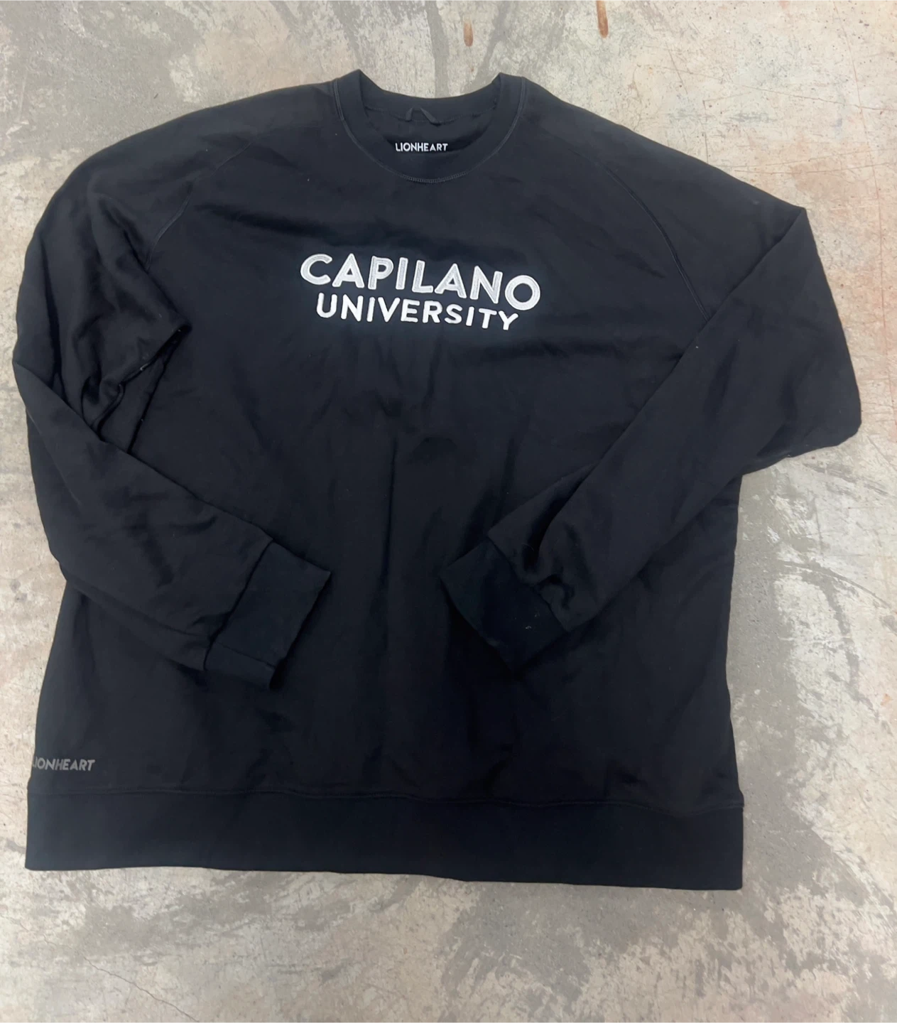 Capilano University Lionheart Crewneck - Black