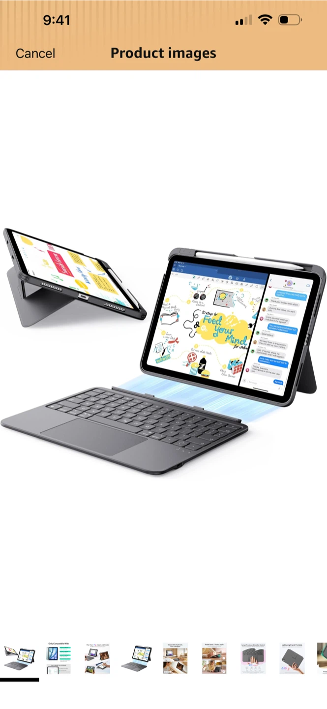 BNIB ESR Flex Keyboard Case for iPad Air 11-inch - photo 3