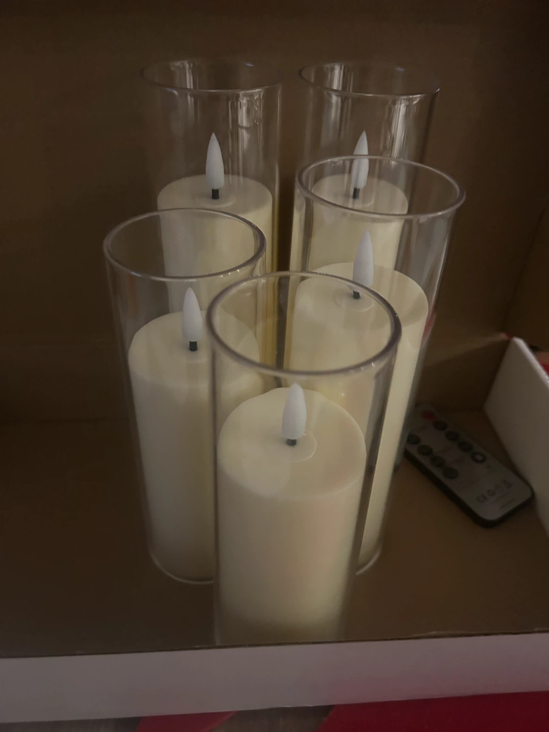 BNIB Set of 5 LED Flameless Candles - photo 2
