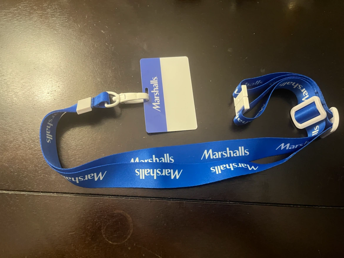 Marshalls Employee Lanyard and Badge Holder