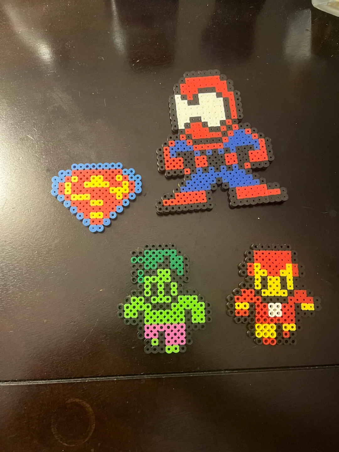 Assorted Handmade Perler Bead Figures - photo 4
