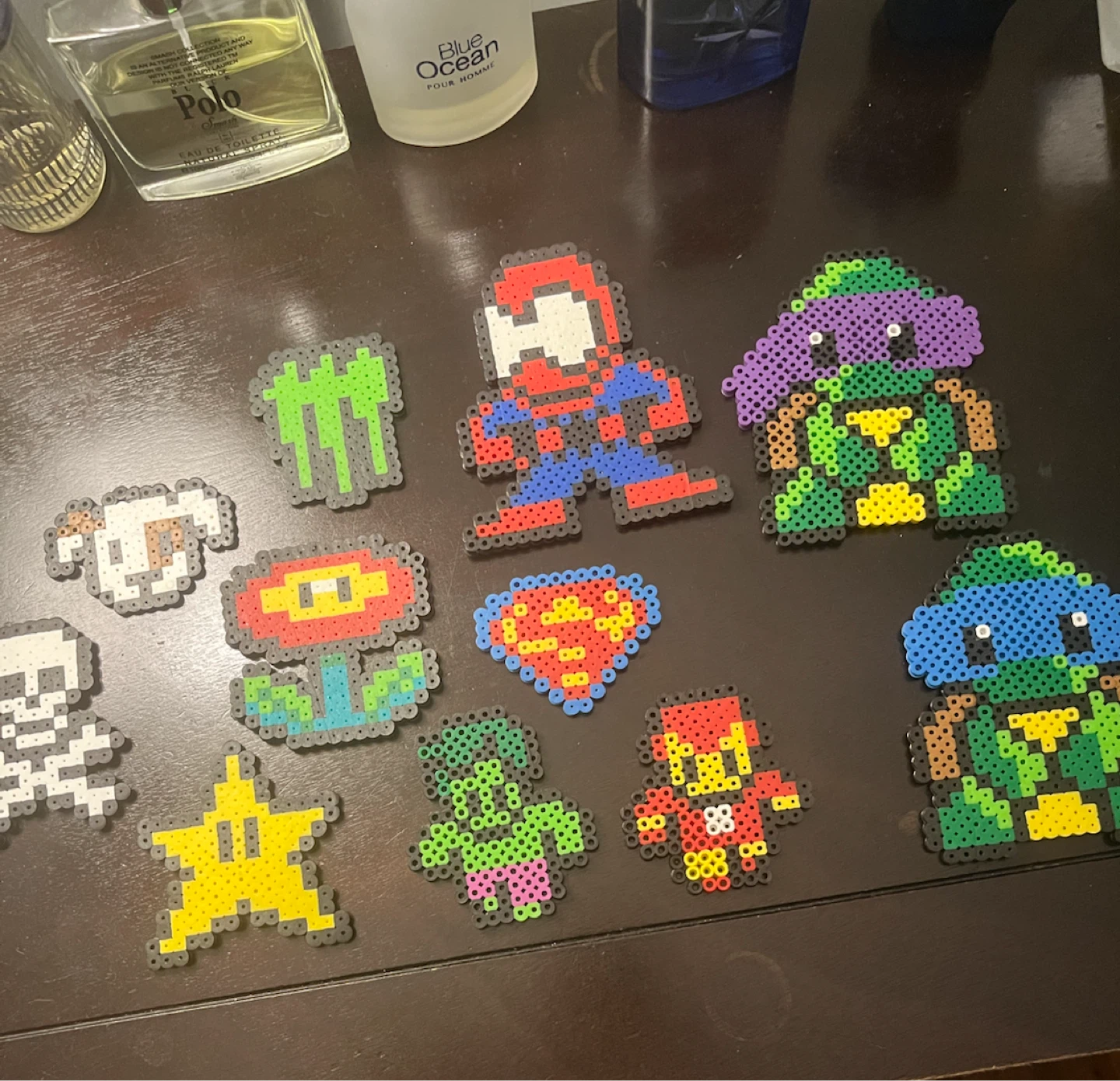 Assorted Handmade Perler Bead Figures - photo 2