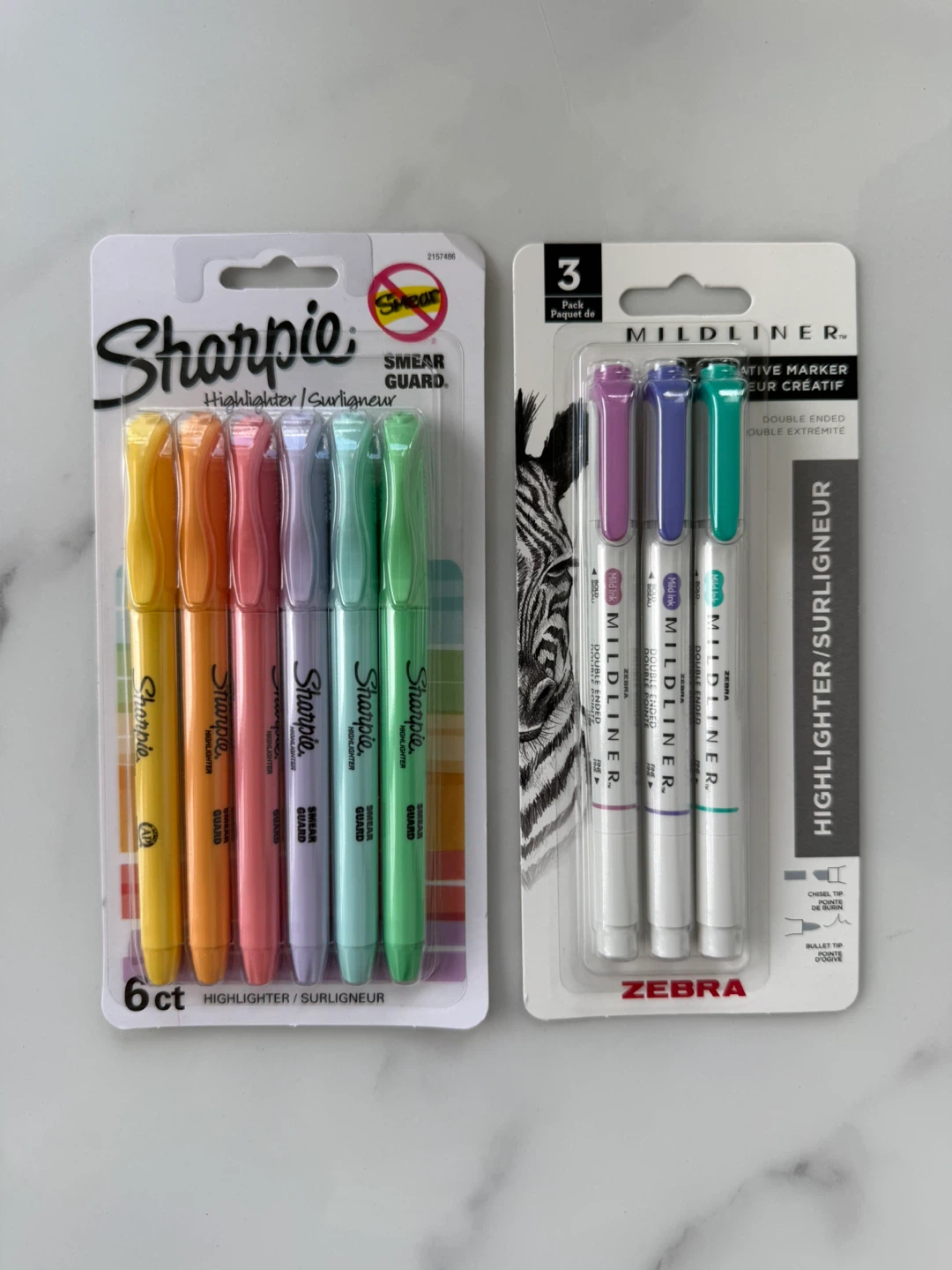 Sharpie and Zebra Highlighter Pack bundle