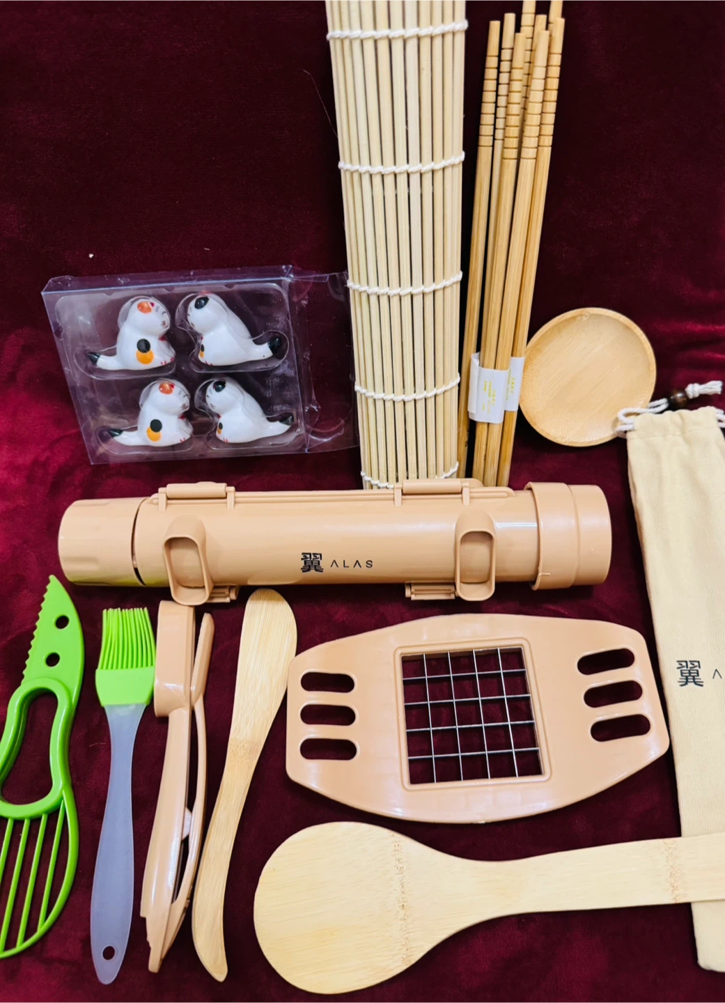 ALAS Premium Bamboo Sushi Kit