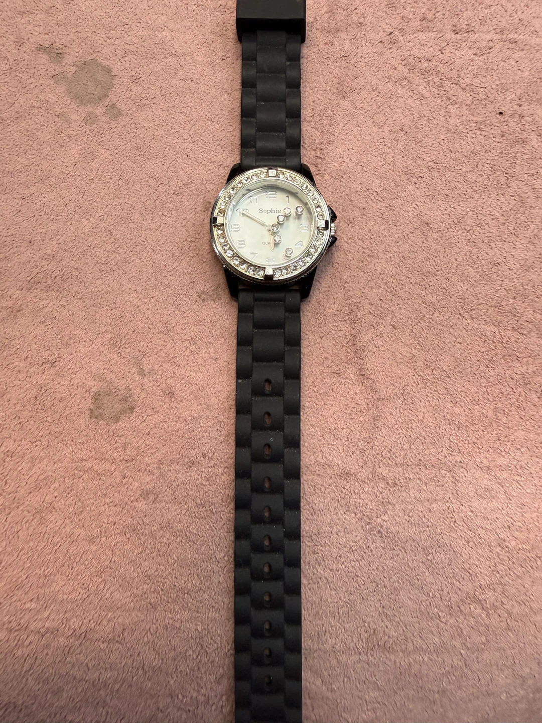 Sophie Quartz Watch with Rhinestone Bezel - photo 2