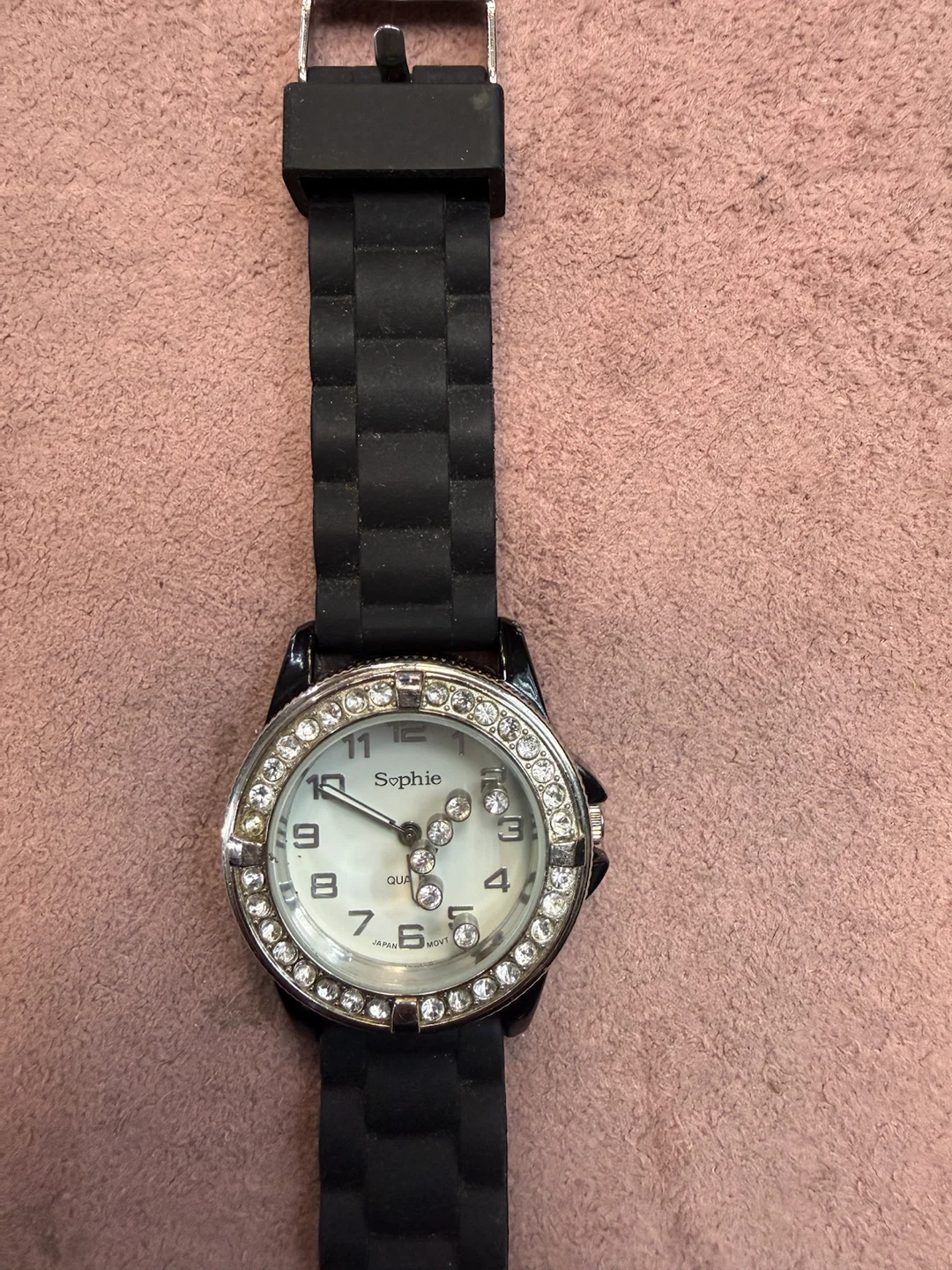 Sophie Quartz Watch with Rhinestone Bezel - photo 3