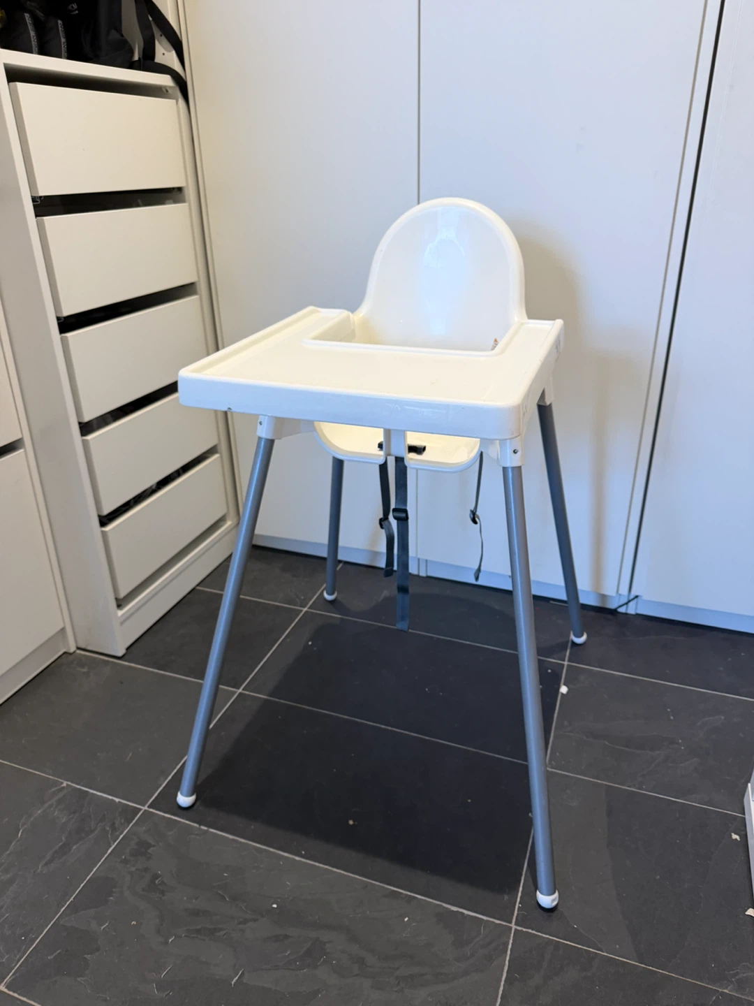 IKEA ANTILOP High Chair with Tray & Safety Harness (White) - photo 2