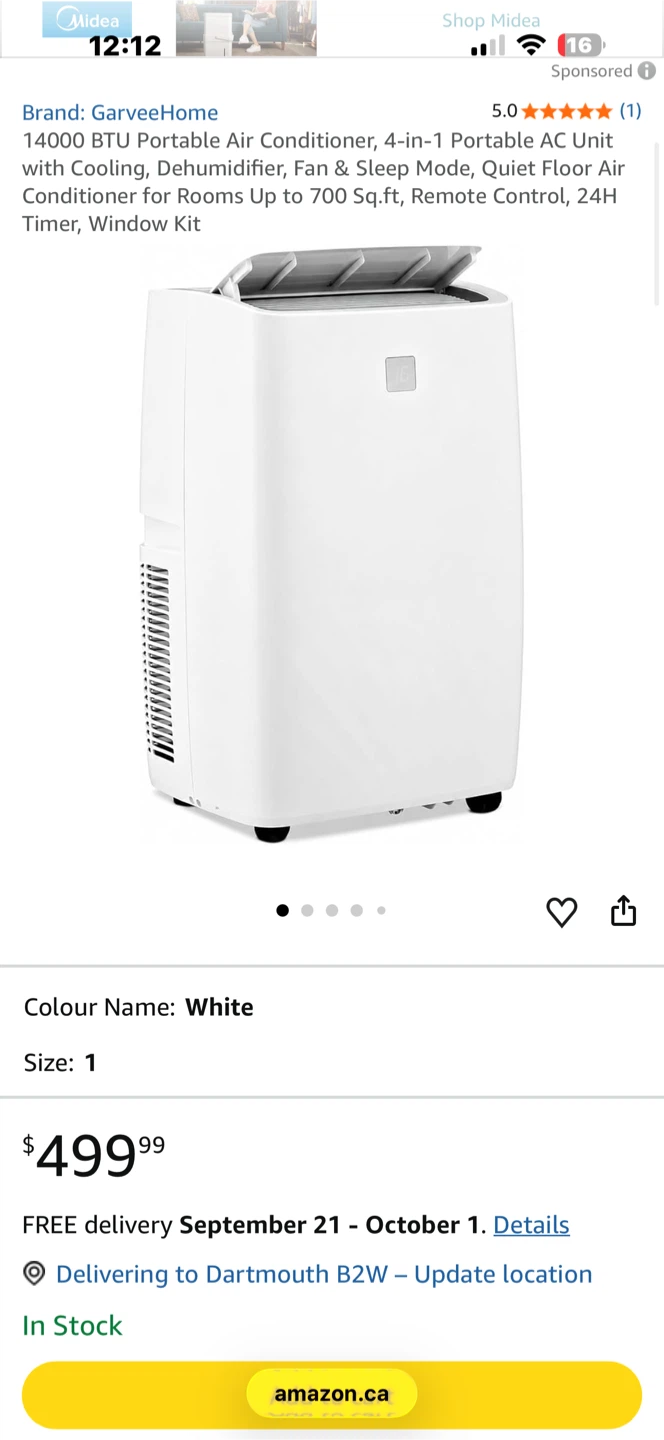 RCA RACP1206-C 12000 BTU Portable Air Conditioner - photo 4