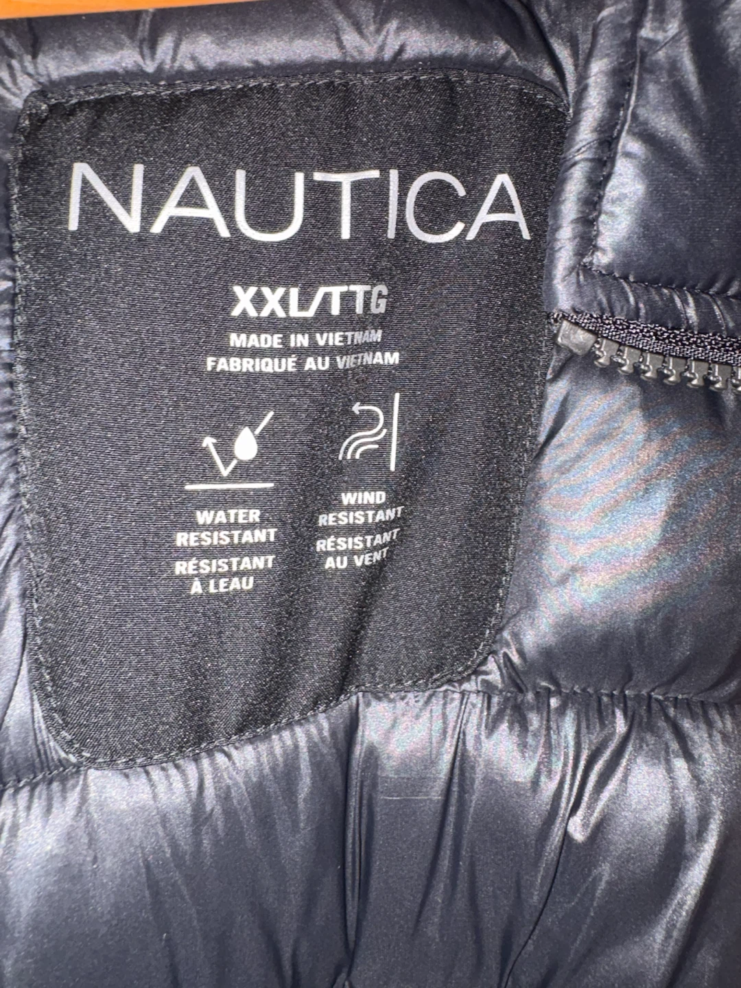 Nautica Black Hooded Winter Jacket Xxl - photo 2