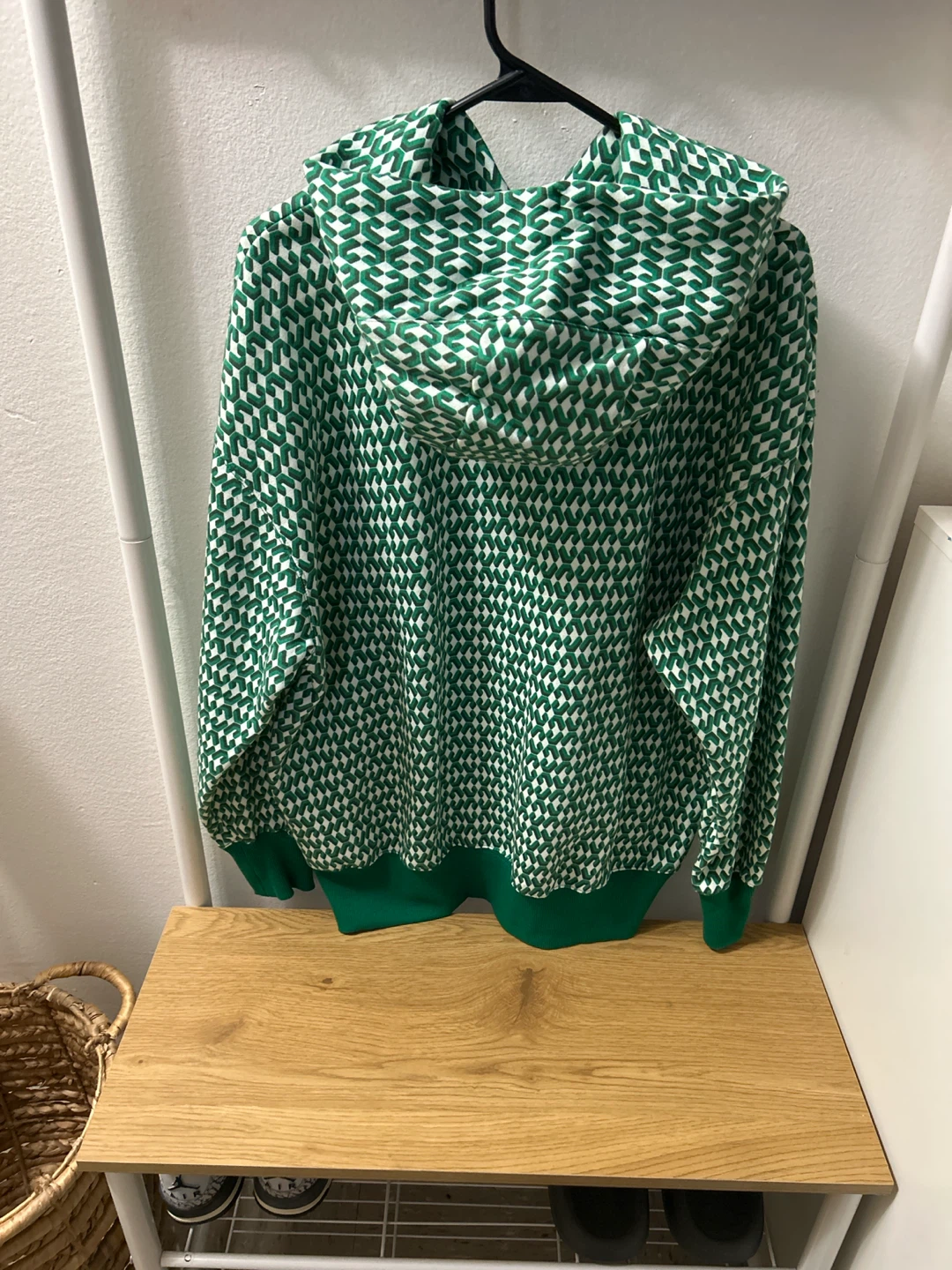 Nike Green Patterned Hoodie - photo 2