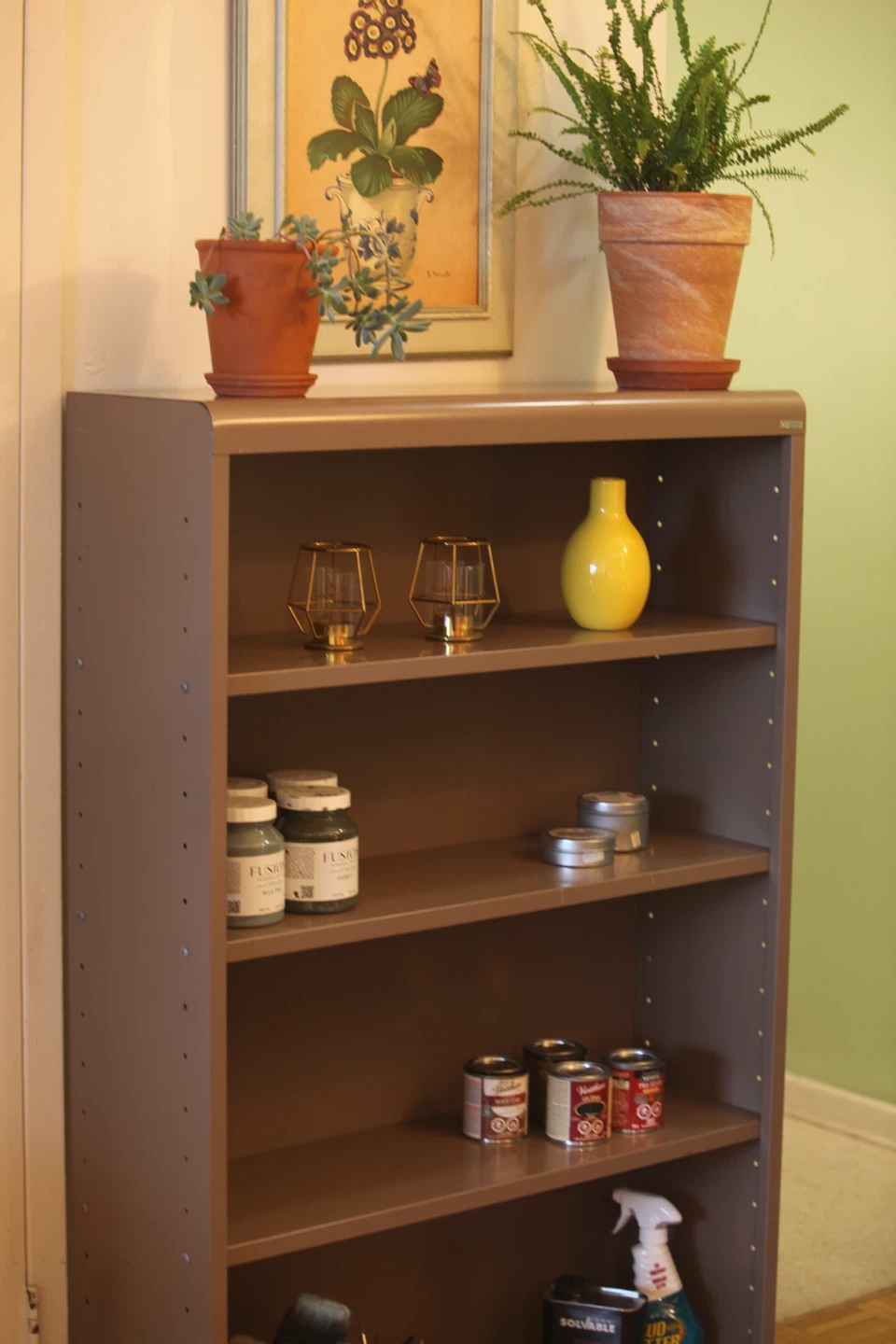 Vintage Cole Litton Metal Bookshelf