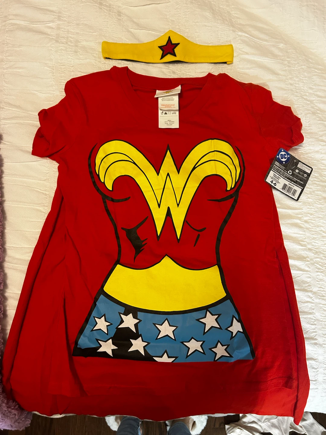 Rubies Wonder Woman Costume T-Shirt and Headpiece