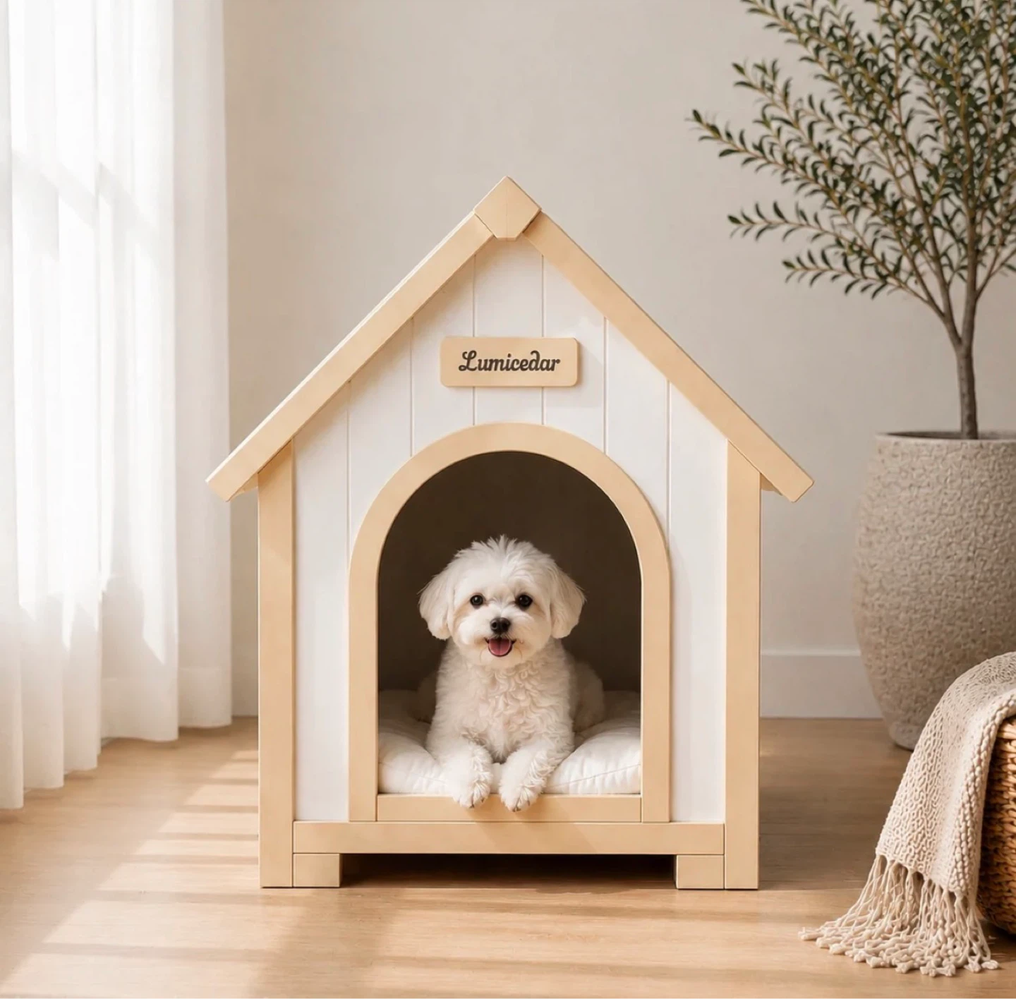 Lumicedar EVA Indoor Dog House - Brand new