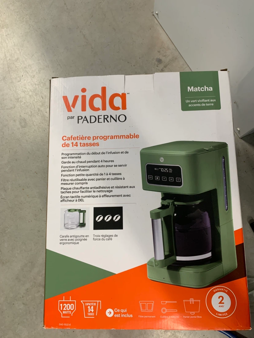 Vida by Paderno 14-Cup Programmable Coffee Maker - photo 2