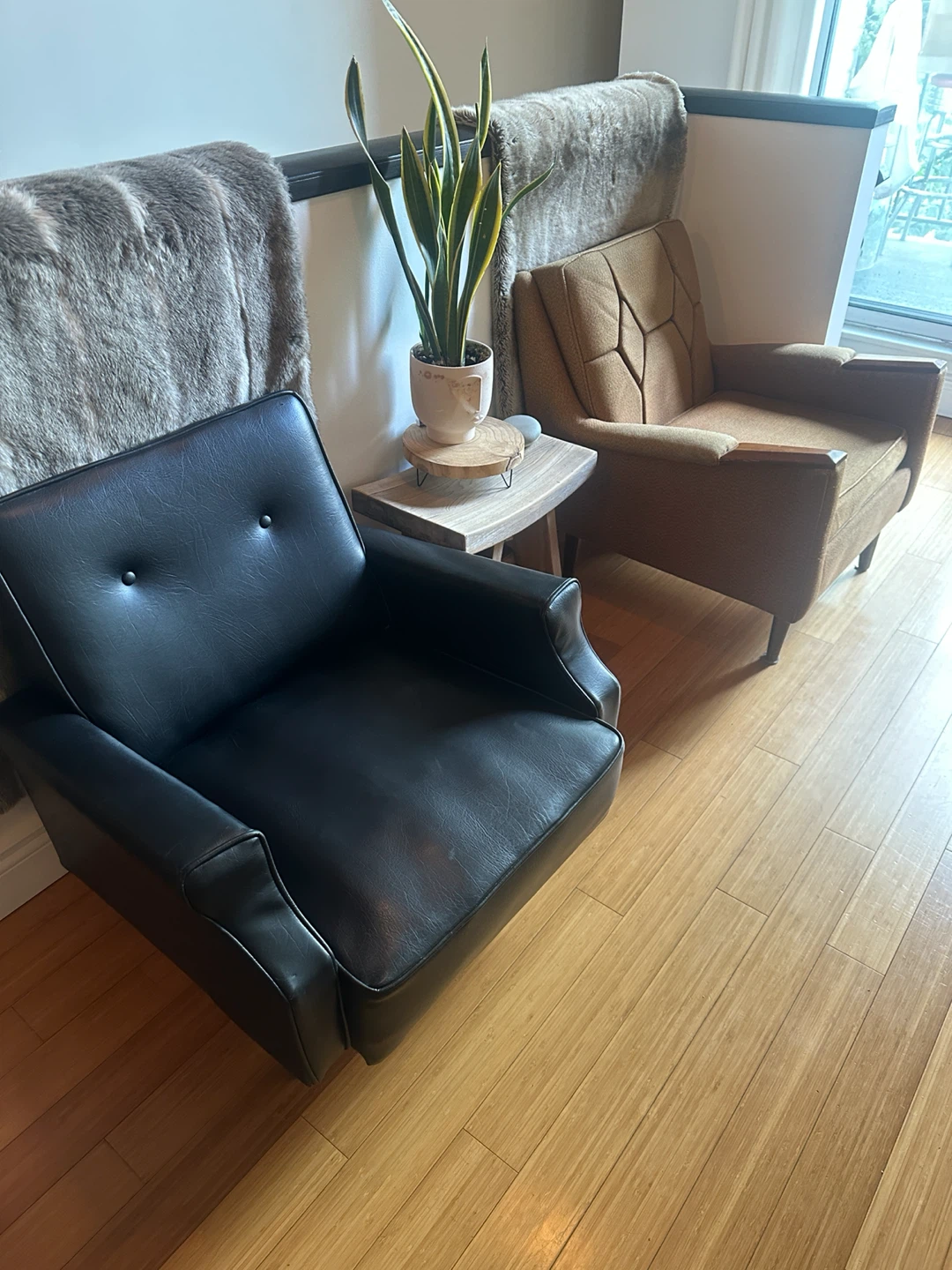 VINTAGE MCM ARM LOUNGE CHAIR MID CENTURY MODERN - photo 2