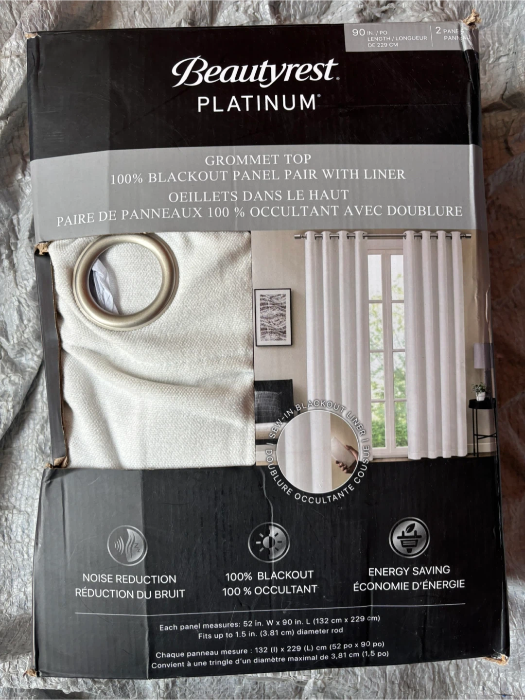 Beautyrest Platinum 2pc Blackout Curtains