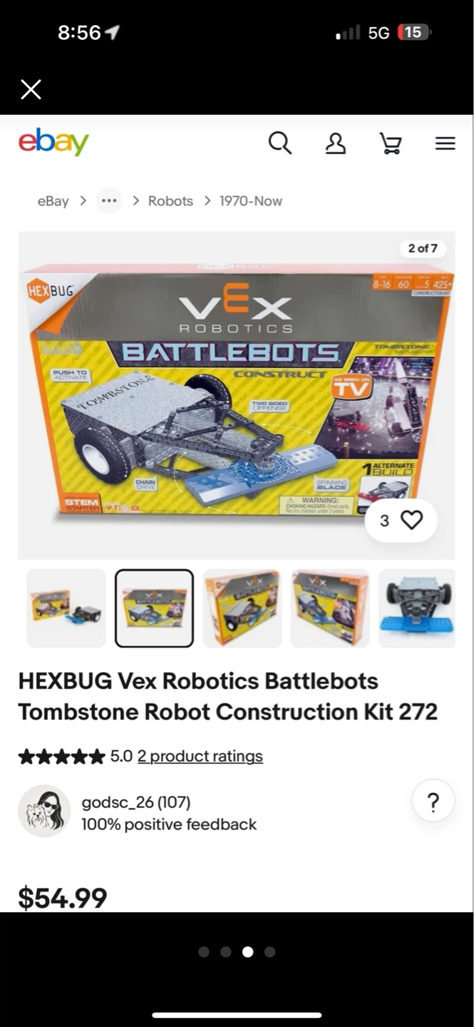 HEXBUG VEX Robotics BattleBots (Tombstone Kit) - photo 3