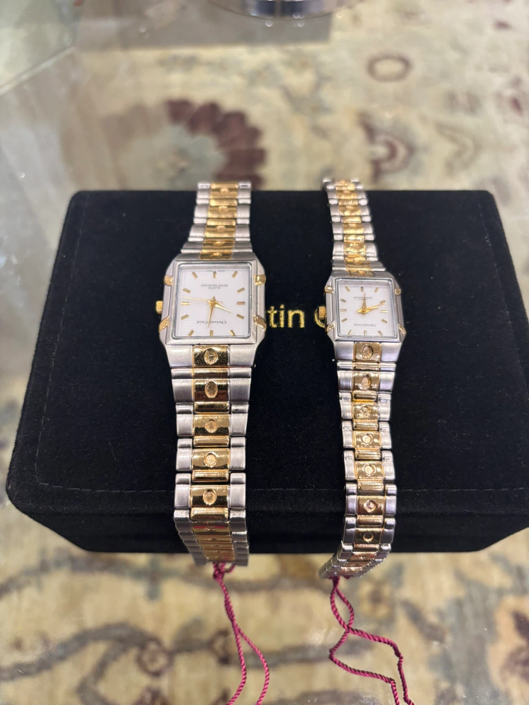 Christin Cord Vintage His & Hers Watch Set