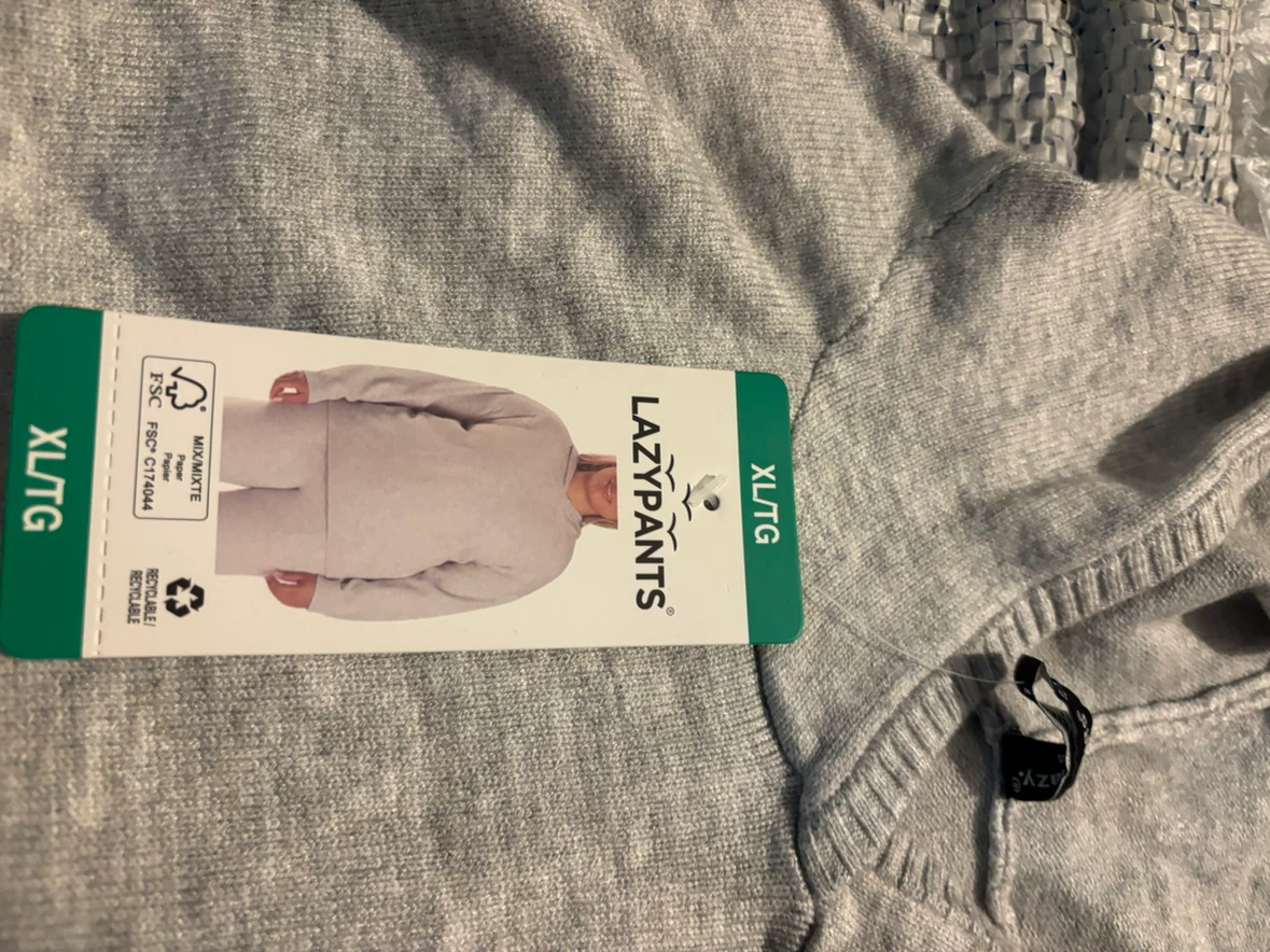 Ladies Lazypants Grey Hoodie Size XL - photo 2